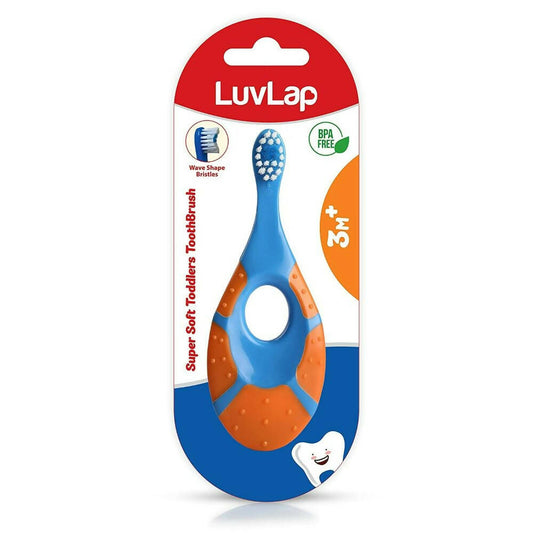 LuvLap Turtle Shaped Baby Manual Toddler & Toothbrush - Grab2buy