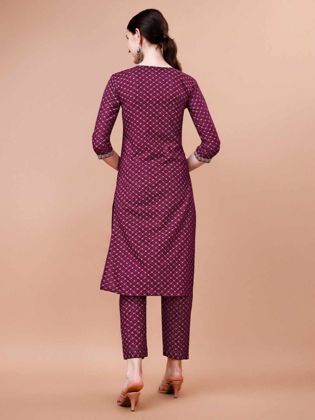 Printed & Embroidered Kurta With Pant And Dupatta Set, Multicolor - Hiral Fashion