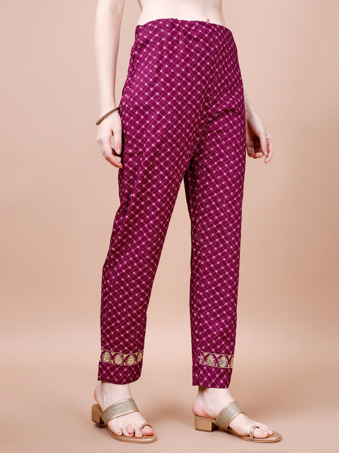 Embroidered & Quirky Printed Kurta With Pant & Dupatta, Multicolor - Hiral Fashion