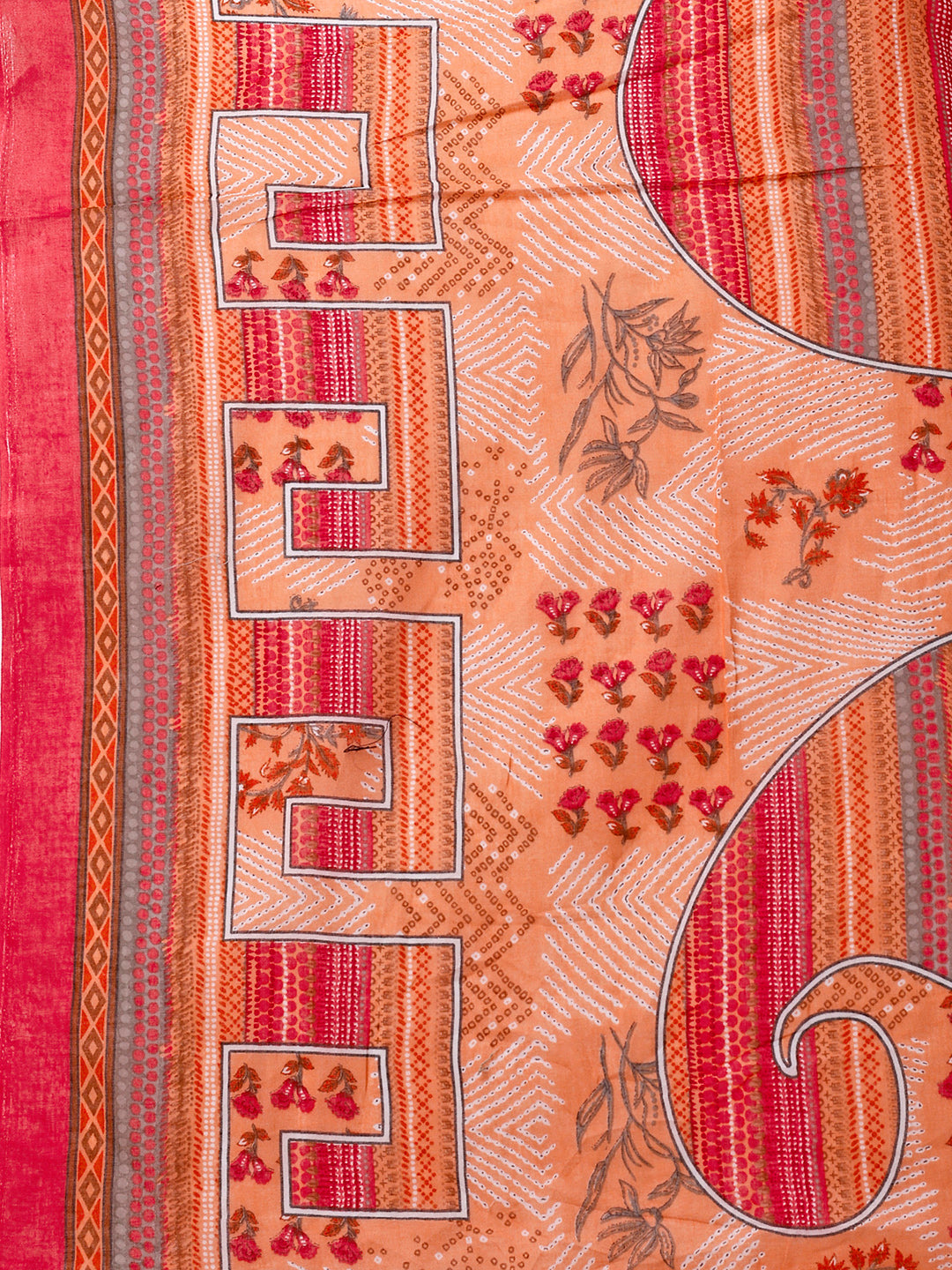 Embroidered And Floral Printed Kurta With Pant & Dupatta, Multicolor - Hiral Fashion