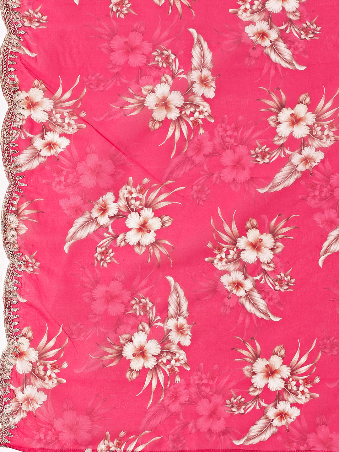 Embroidered Kurta With Pant & Embroidered & Printed Dupatta, Multicolor - Hiral Fashion