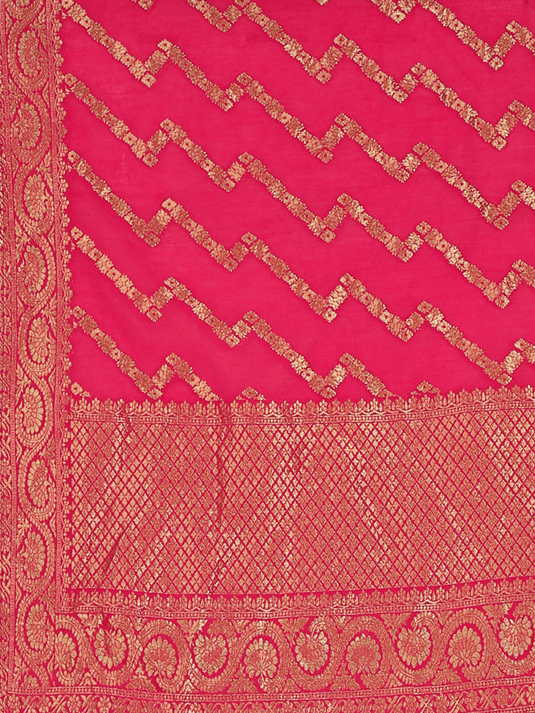 Embroidered Kurta With Pant & Banarasi Jacquard Dupatta, Multicolor - Hiral Fashion