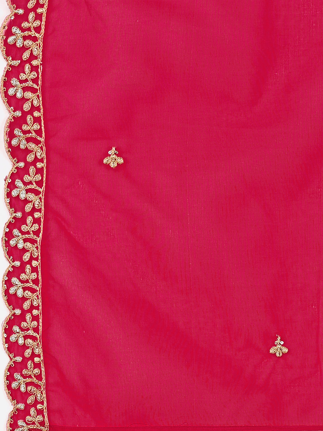 Embroidered Kurta With Pant & Embroidered Dupatta, Pink - Hiral Fashion