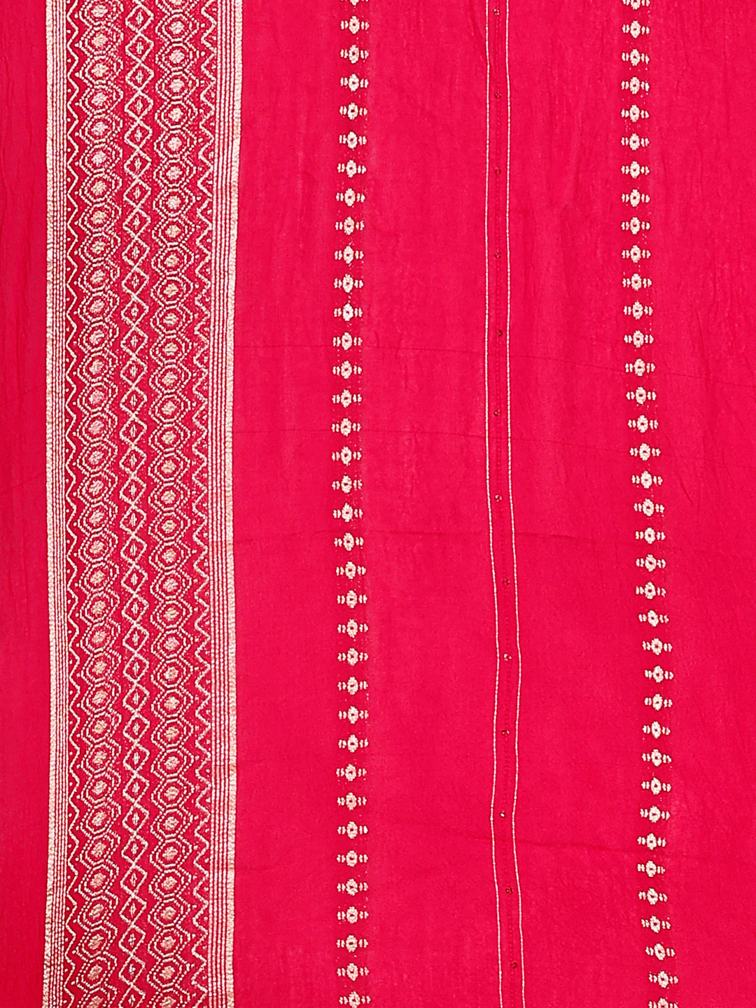 Embroidered Kurta With Pant & Chanderi Dupatta, Multicolor - Hiral Fashion