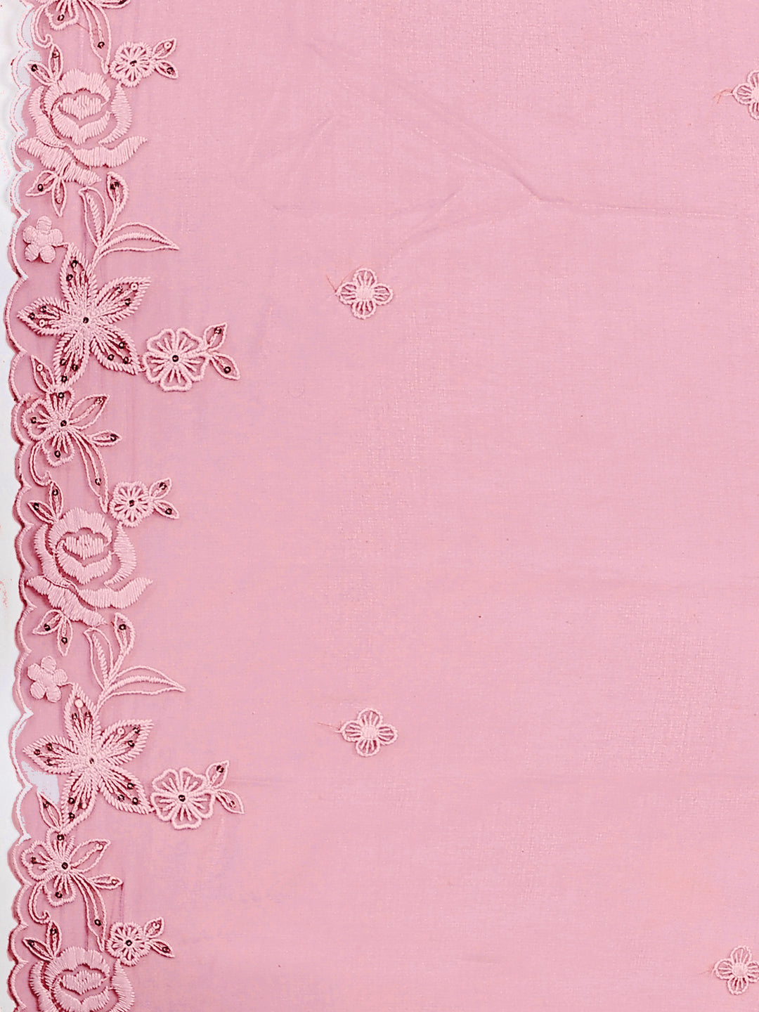 Pakistani Embroidered Kurta With Pant & Embroidered Dupatta, Multicolor - Hiral Fashion