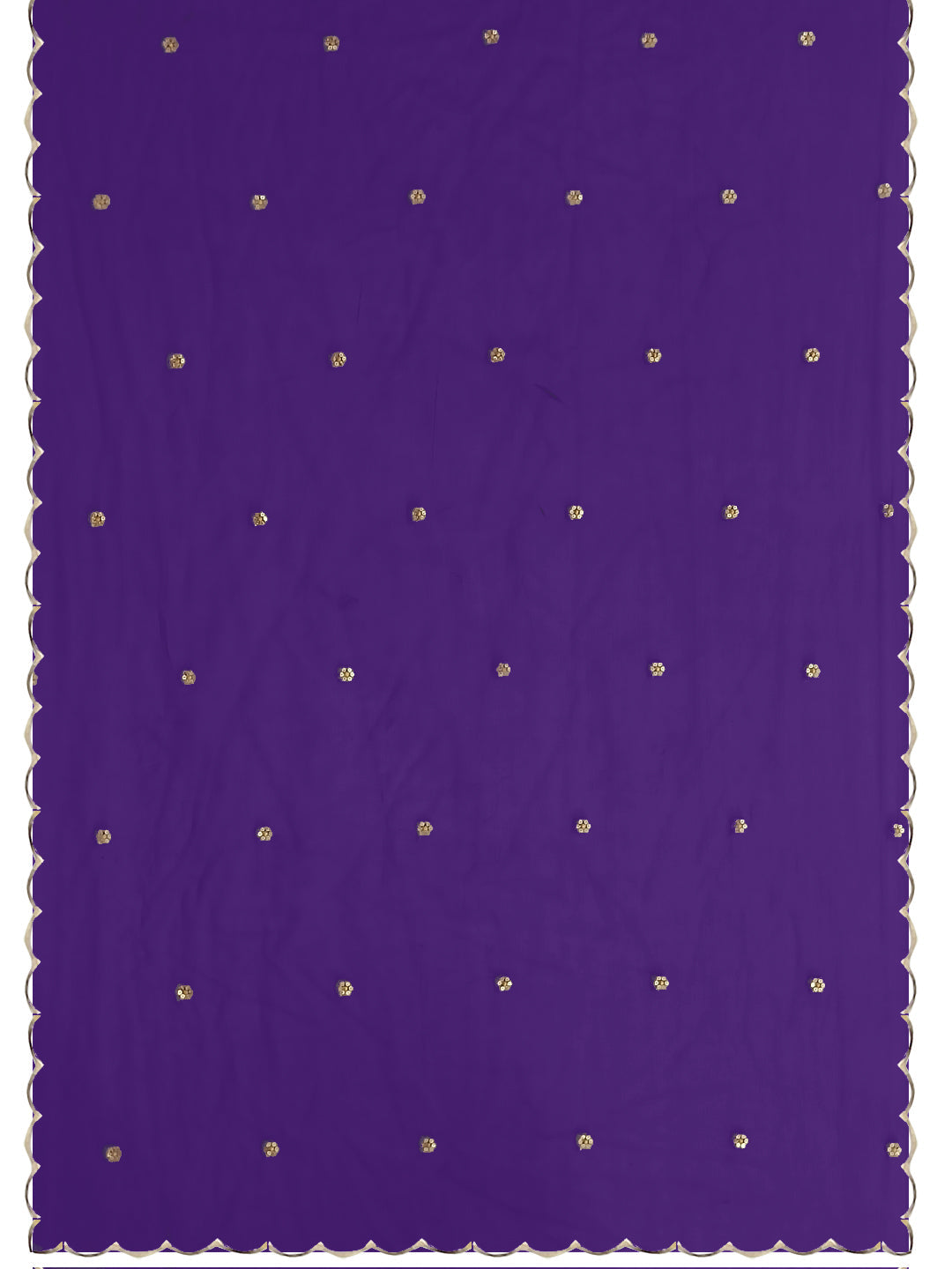 Alia Cut Embroidered Kurta With Pant & Dupatta, Purple - Hiral Fashion