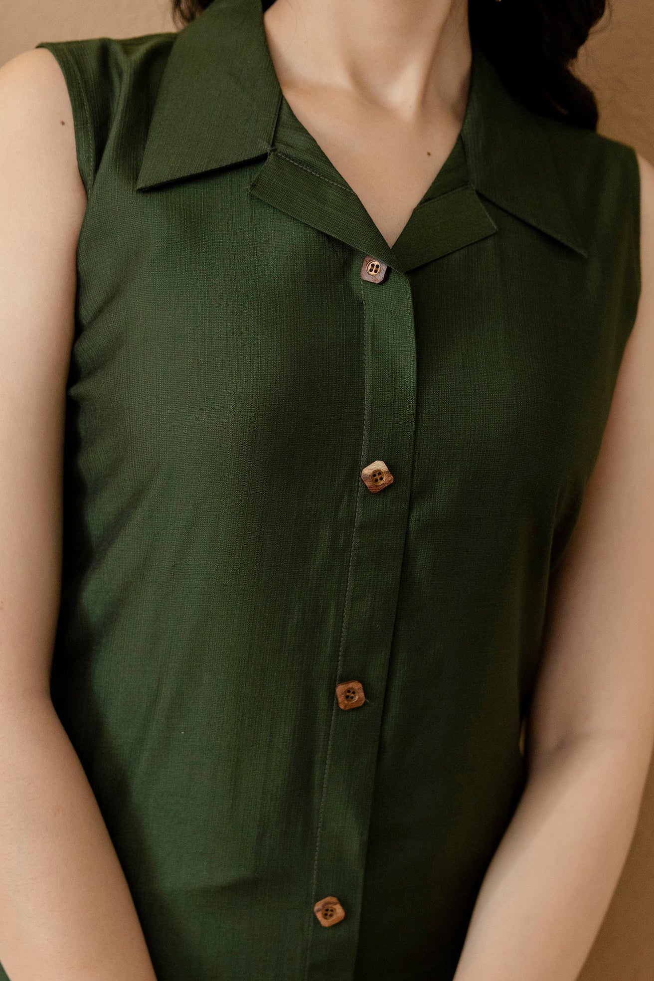 Shirt Style Kurta With Palazzo, Bottle-Green - Hiral Fashion