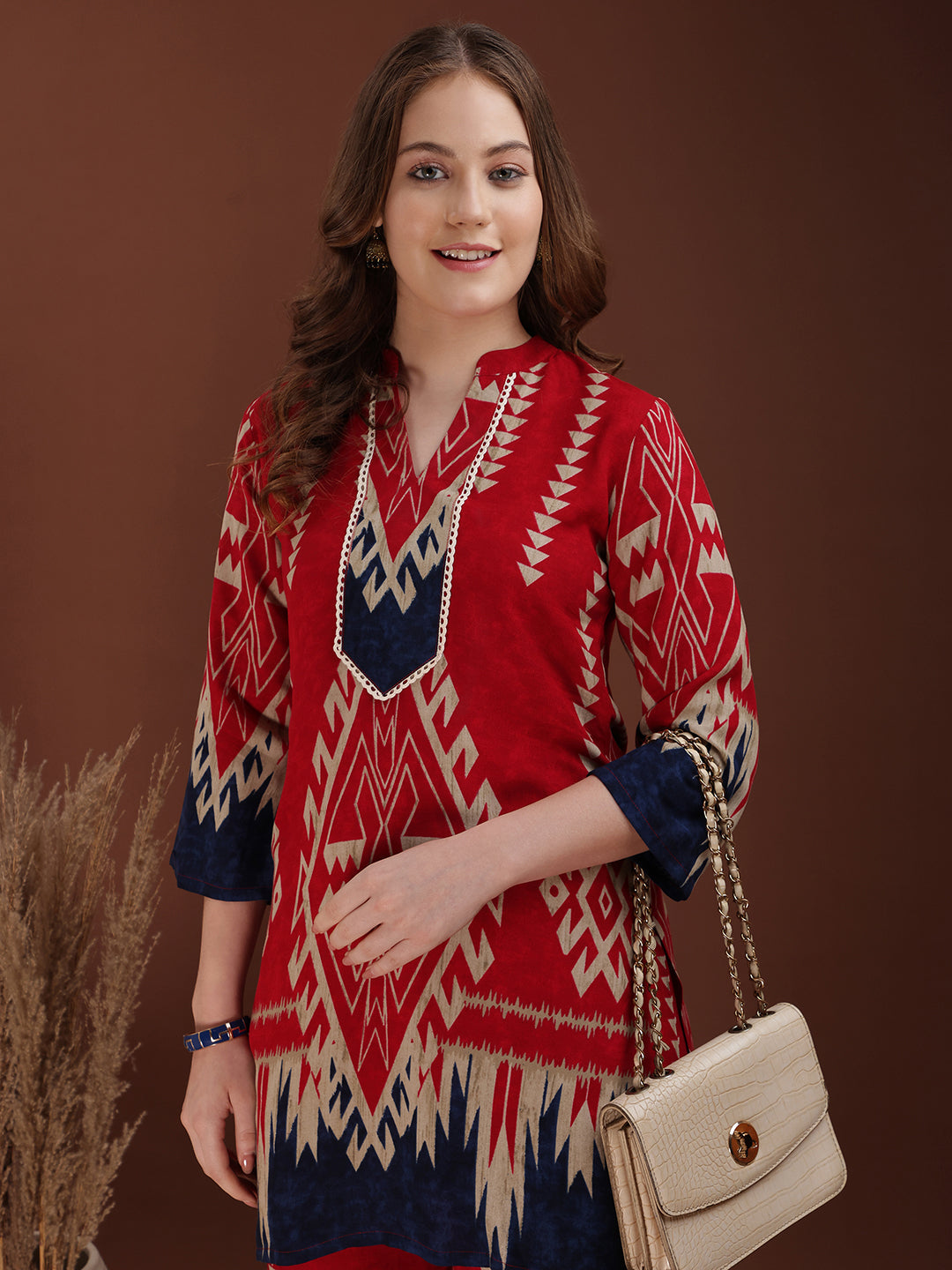 Indie Printed Co-Ords, Pink - Hiral Fashion