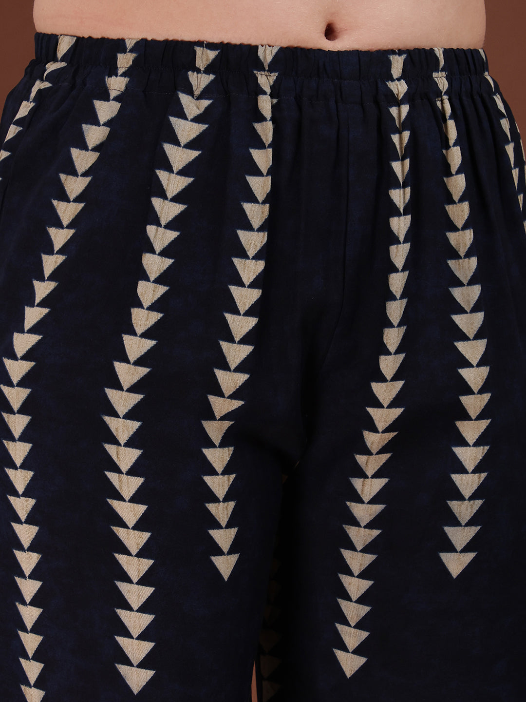 Indie Printed Co-Ords, Navy Blue - Hiral Fashion