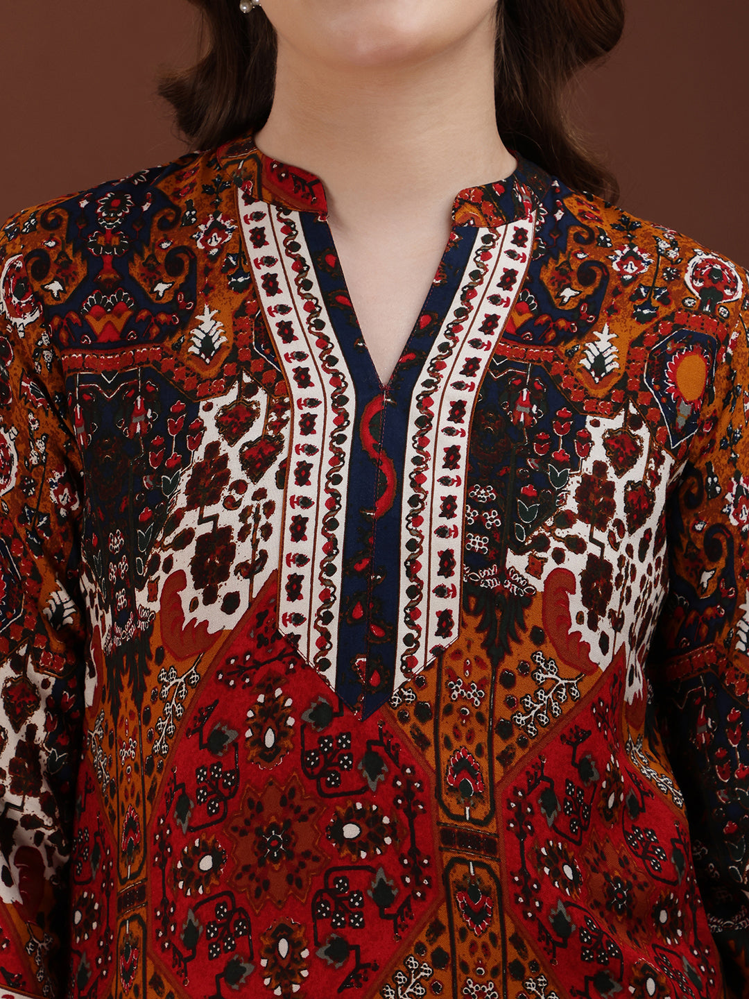 Floral & Geometrical Printed Co-Ords, Multicolor - Hiral Fashion