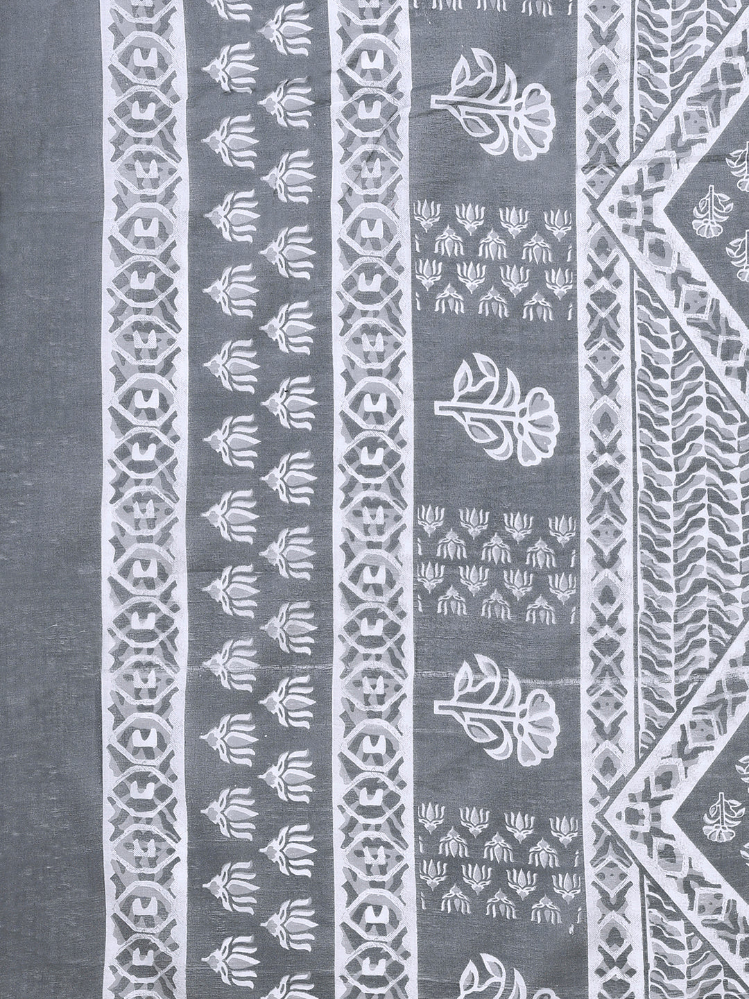 Ethnic Motifs Printed Casual Wear Cotton Kurta With Pant & Dupatta, Multicolor - Hiral Fashion