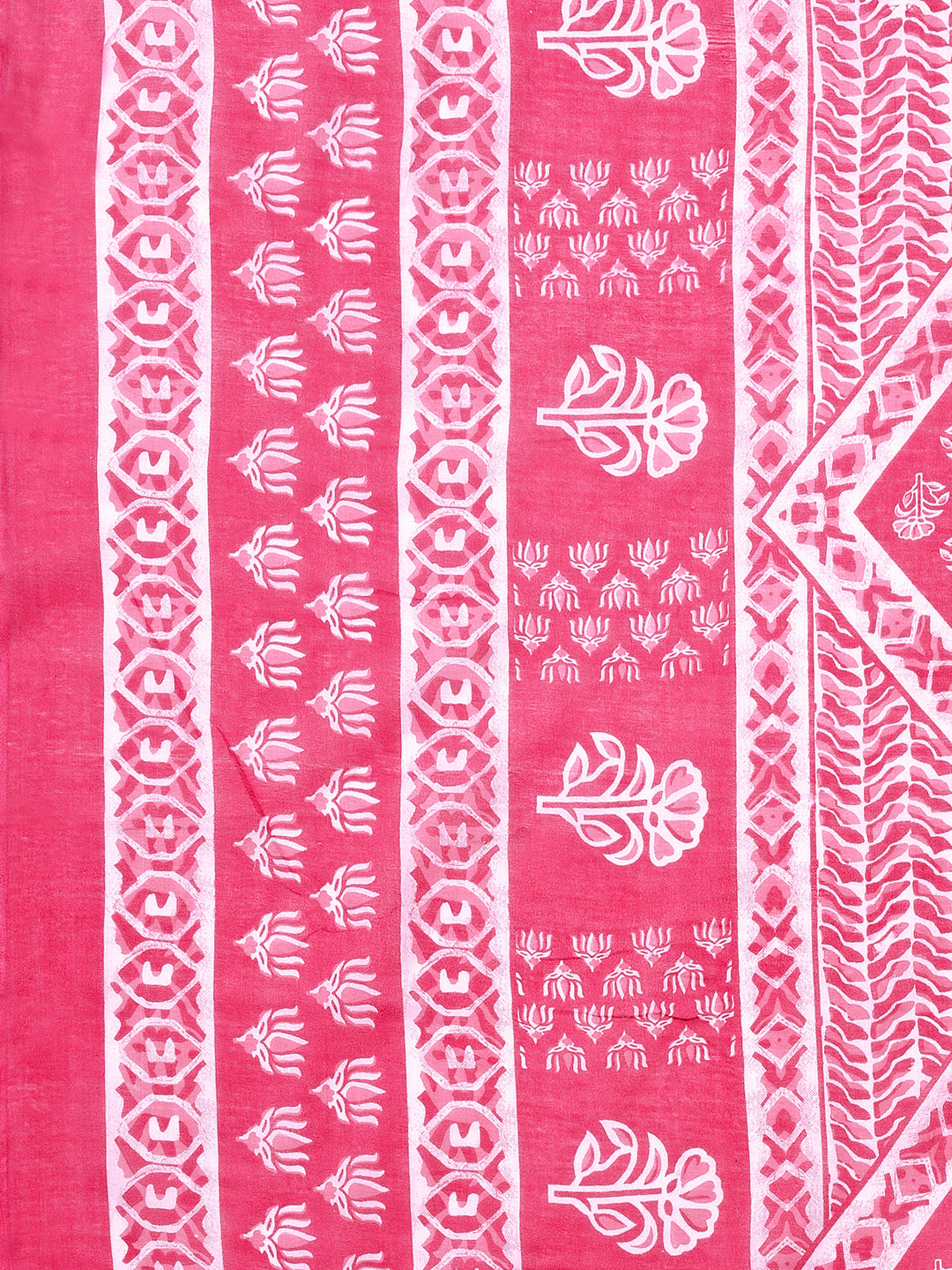Ethnic Motifs Printed Casual Wear Cotton Kurta With Pant & Dupatta, Multicolor - Hiral Fashion