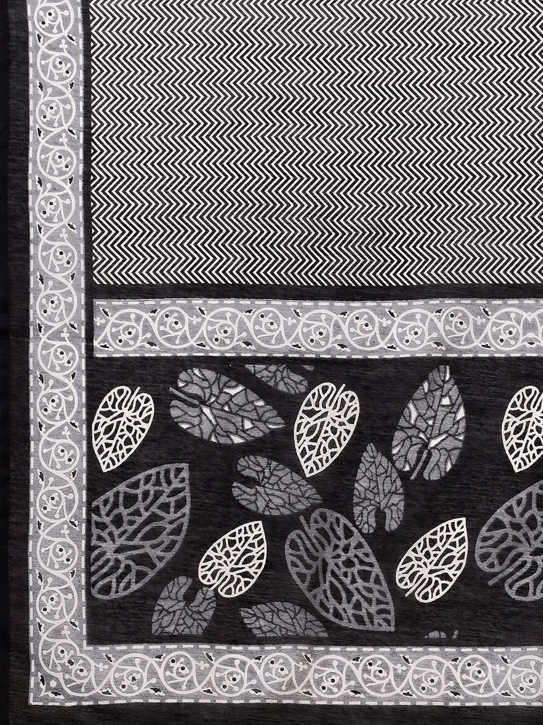 Leaf Printed Flared Kurta With Pant & Dupatta, Multicolor - Hiral Fashion