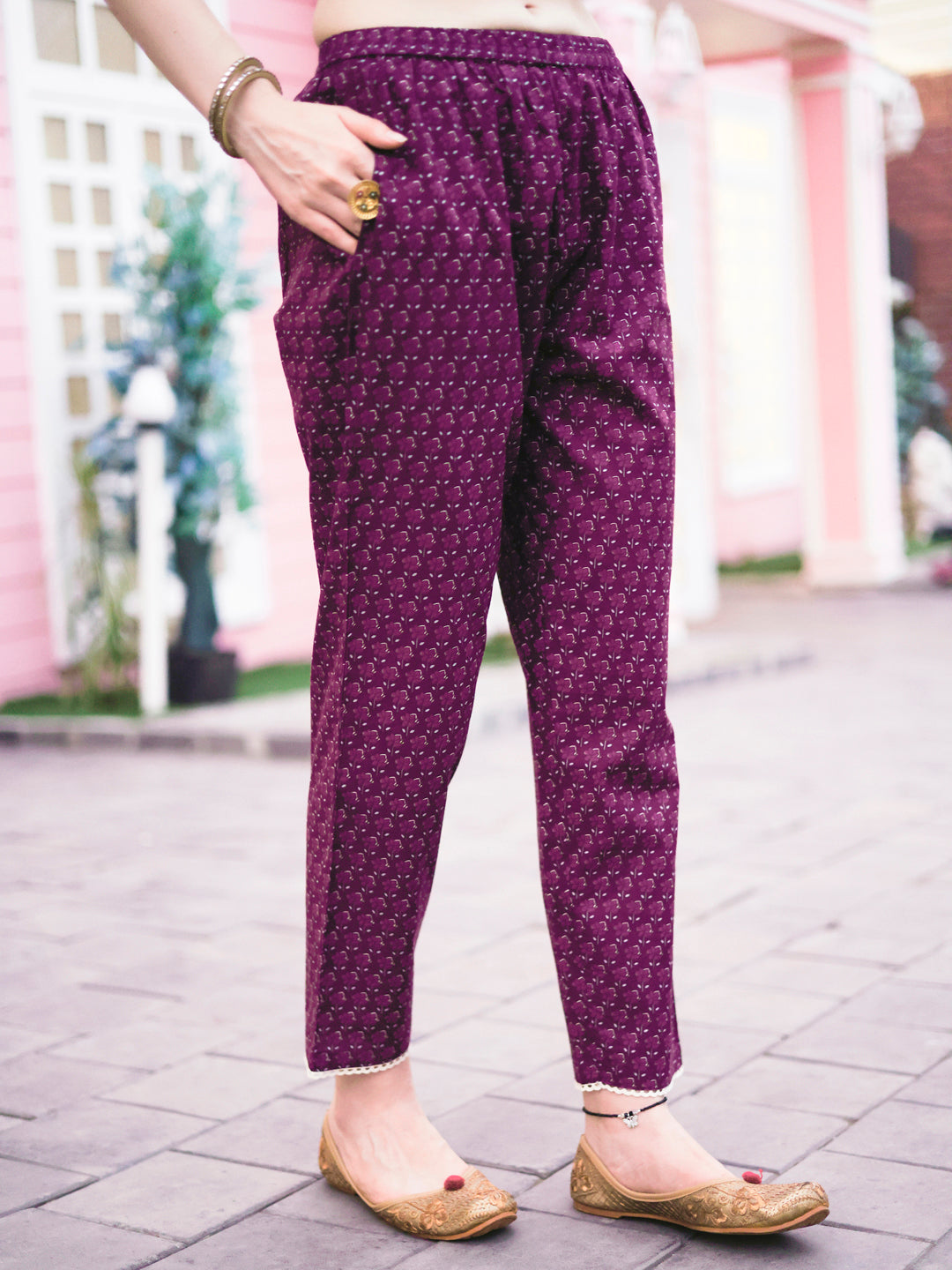 Floral Printed Kurta With Pant & Dupatta, Multicolor - Hiral Fashion