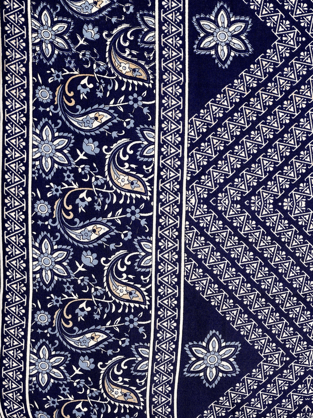 Embroidered & Printed Casual Wear Kurta With Printed Pant & Dupatta, Multicolor - Hiral Fashion