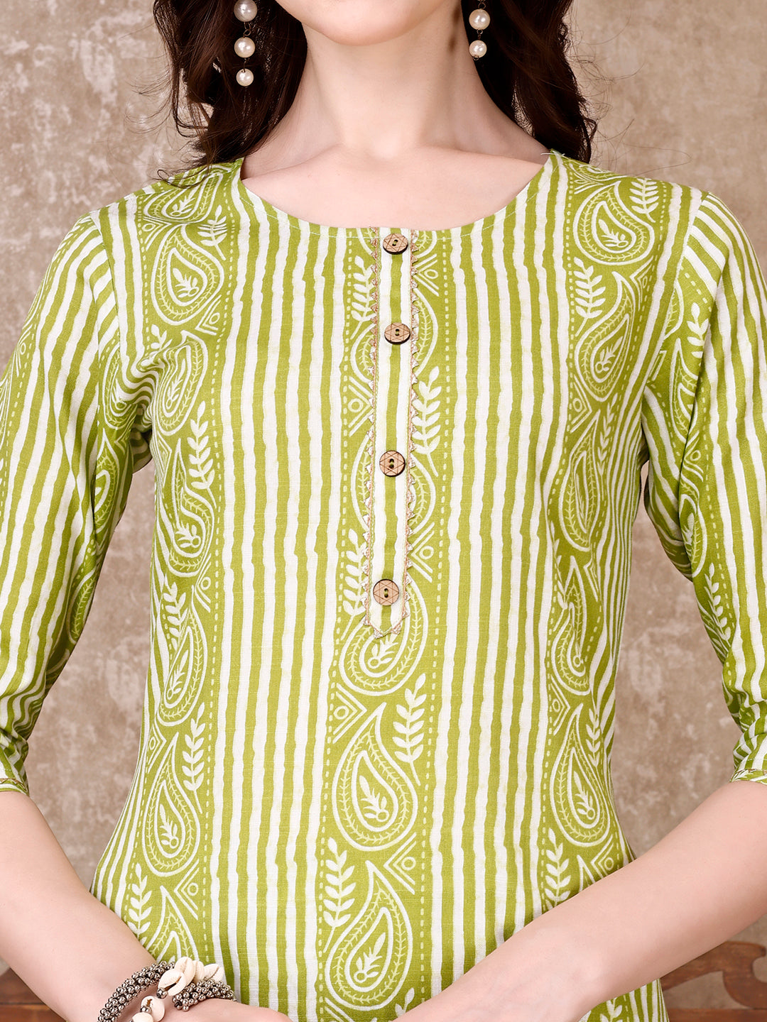 Printed Kurta With Printed Pant & Dupatta, Multicolor - Hiral Fashion