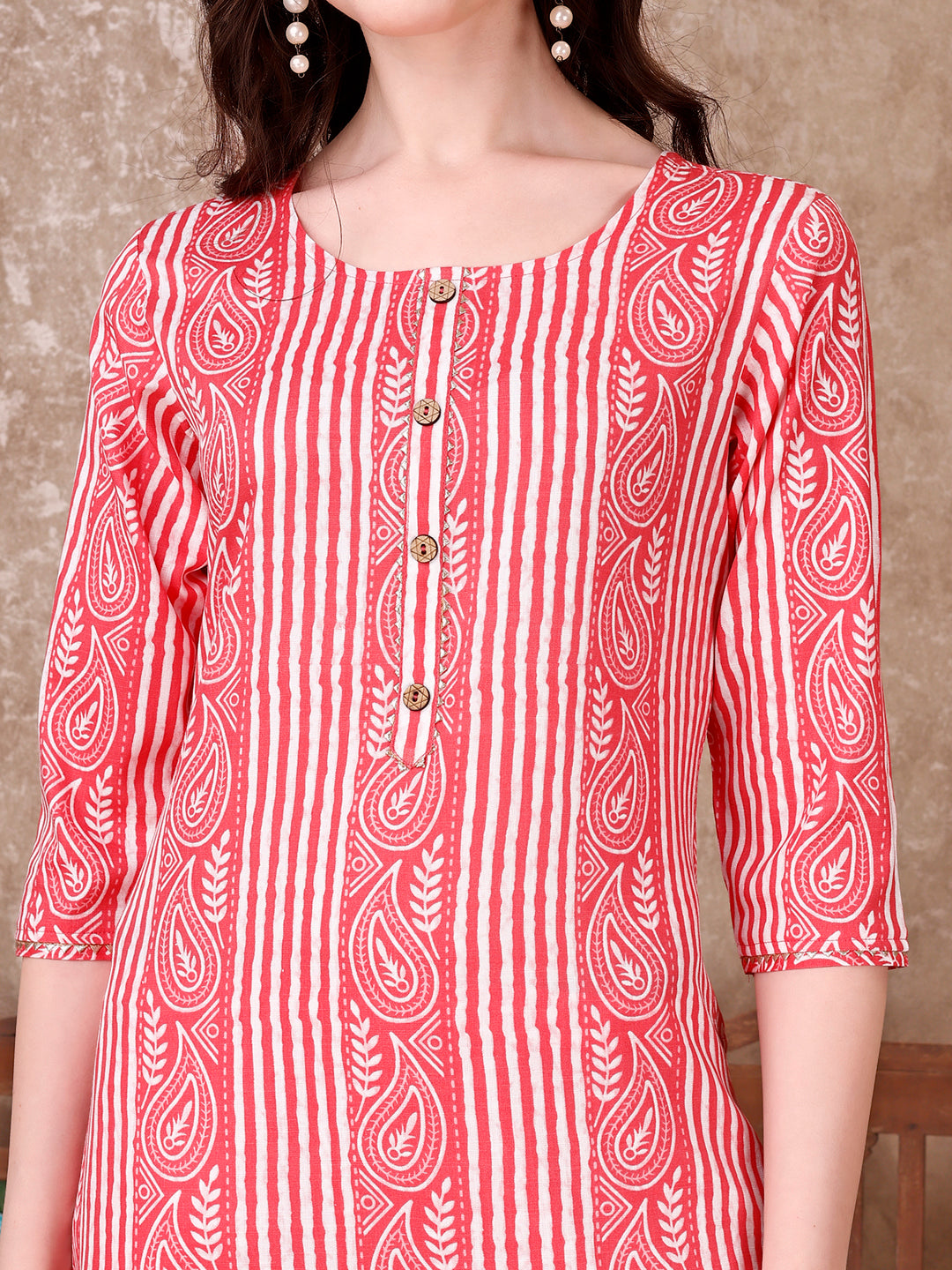 Printed Kurta With Printed Pant & Dupatta, Multicolor - Hiral Fashion