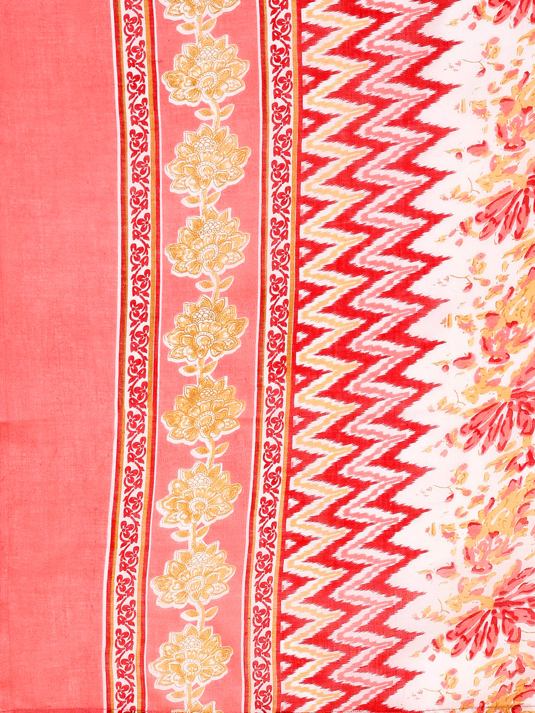 Floral Printed Kurta With Printed Pant & Dupatta, Multicolor - Hiral Fashion