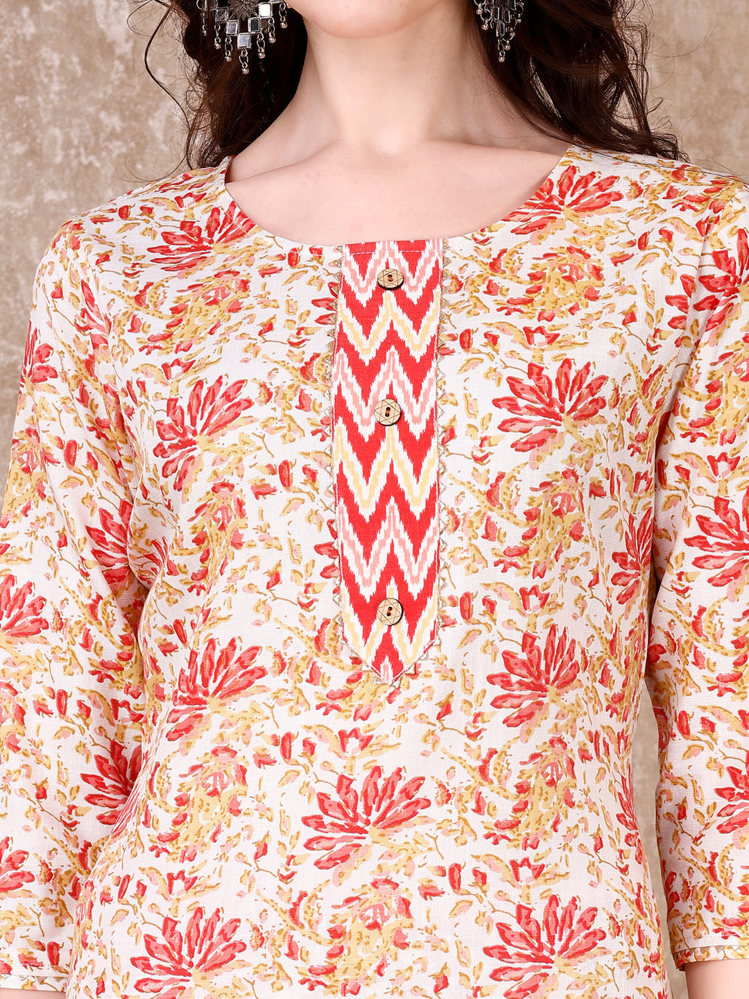 Floral Printed Kurta With Printed Pant & Dupatta, Multicolor - Hiral Fashion
