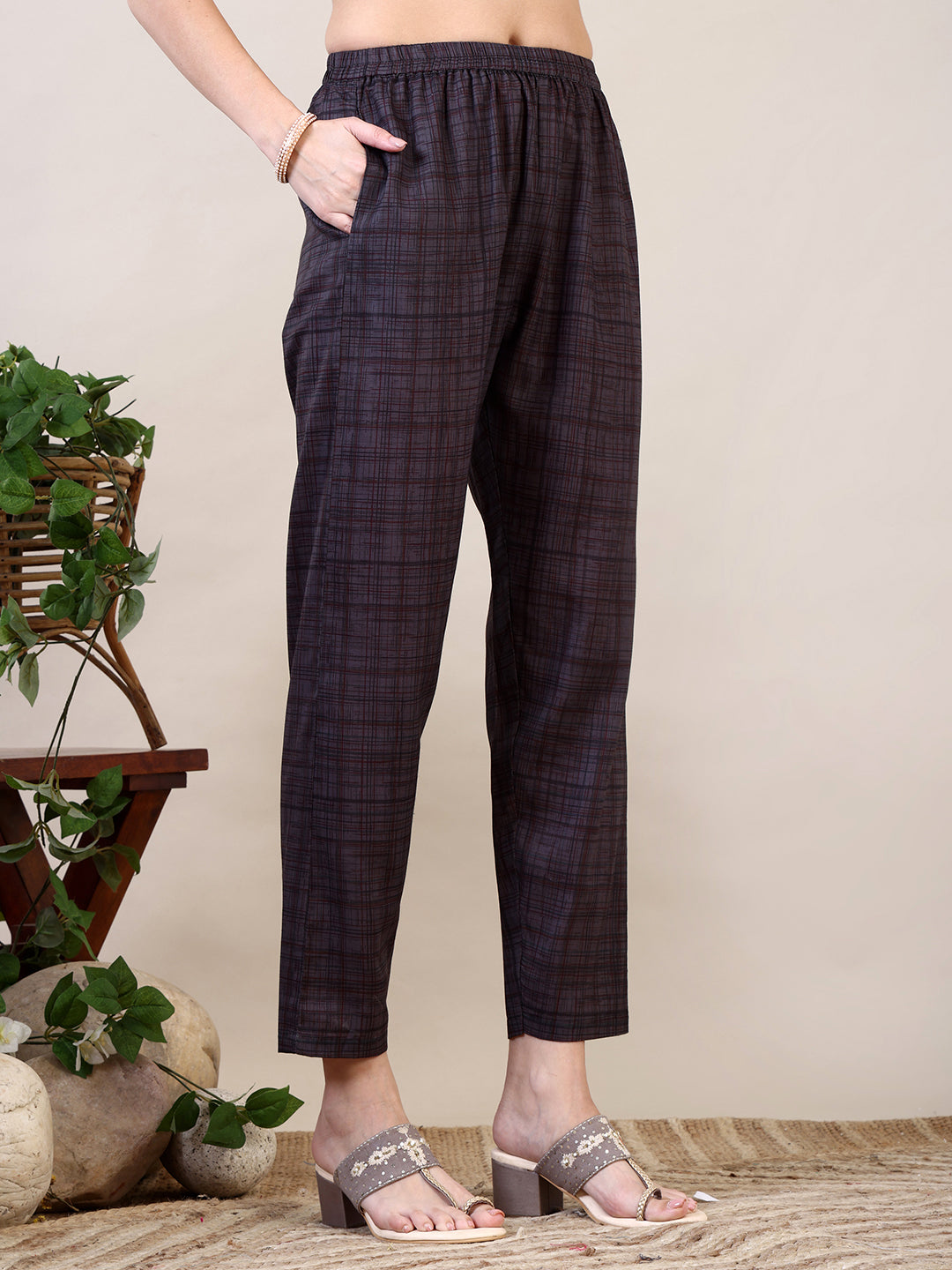 Embroidered & Printed Kurta With Pant & Dupatta, Multicolor - Hiral Fashion