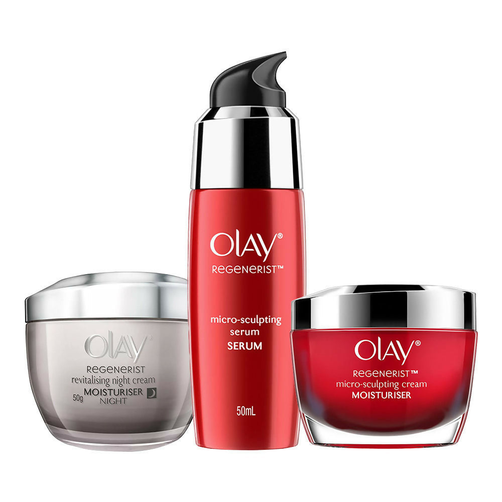 Olay Regenerist Complete Skincare (Day/Night Moisturizer + Serum) | Grab2Buy