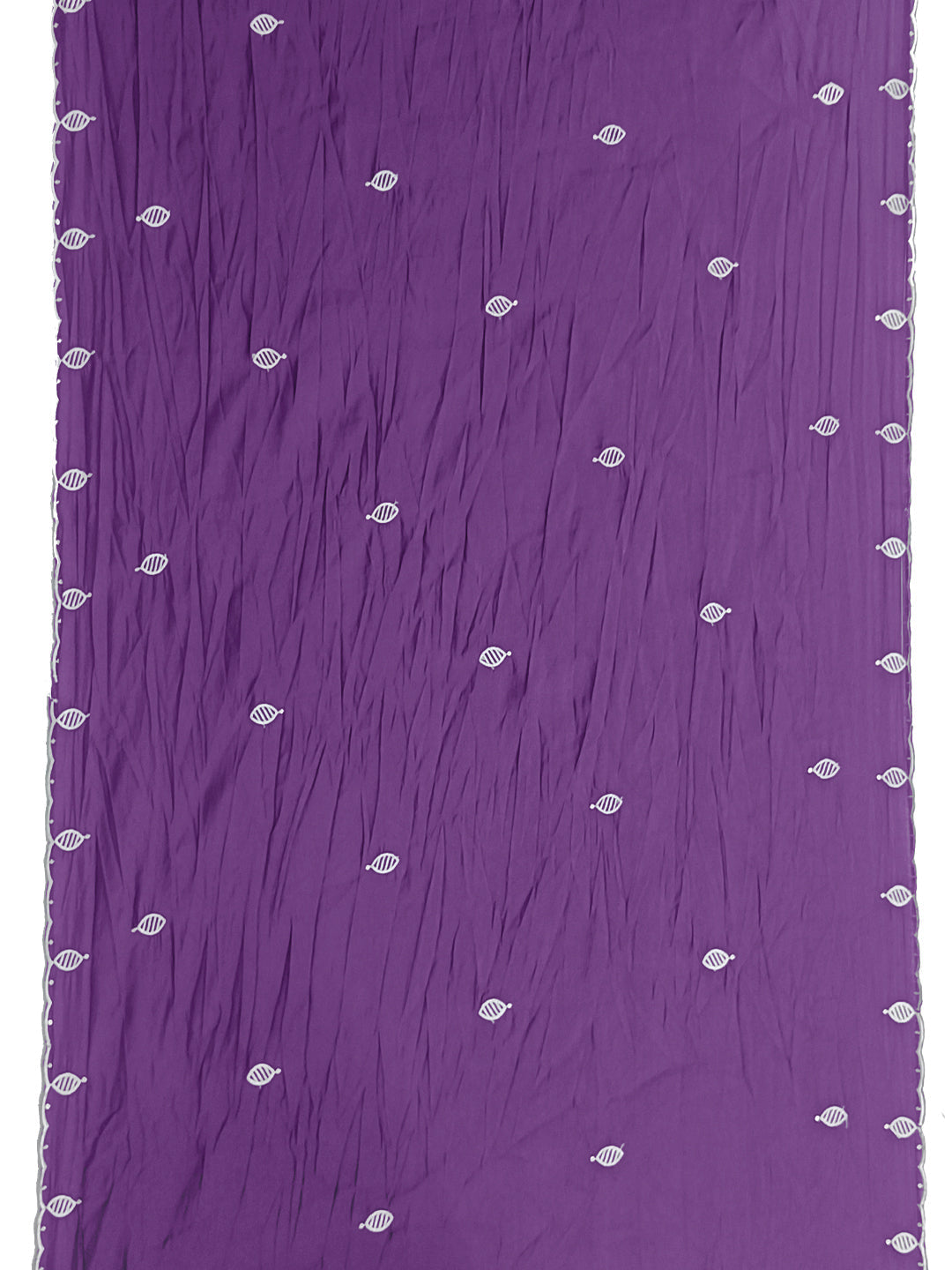 Embroidered Kurta With Pant & Embroidered Dupatta, Purple - Hiral Fashion