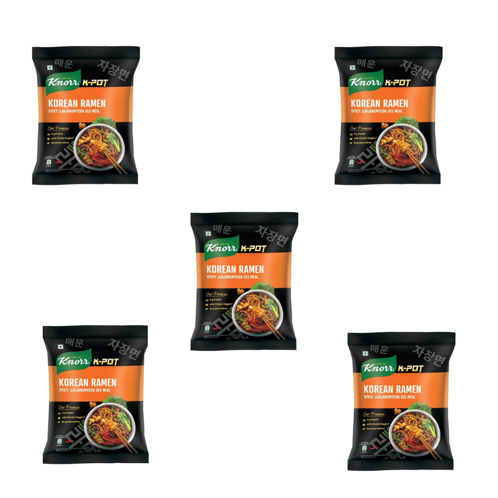 Knorr Korean Ramen Spicy Jjajangmyeon Instant Noodles 