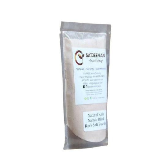 Satjeevan Natural Kala Namak Black Rock Salt Powder - Grab2buy