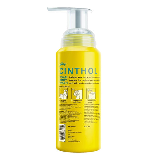 Cinthol Lime Foam Body Wash - Grab2buy