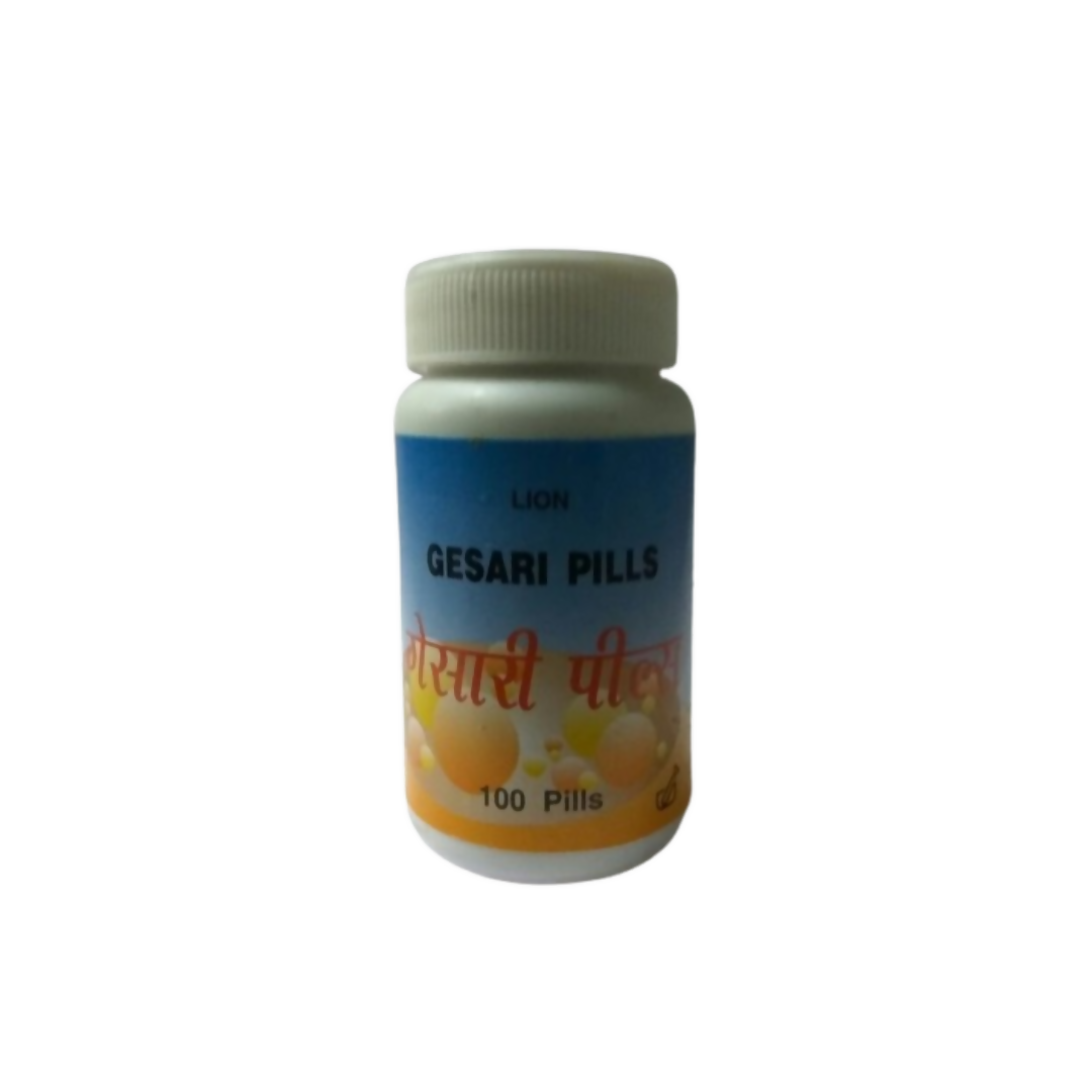 Lion Ayurveda GESARI PILLS, White 