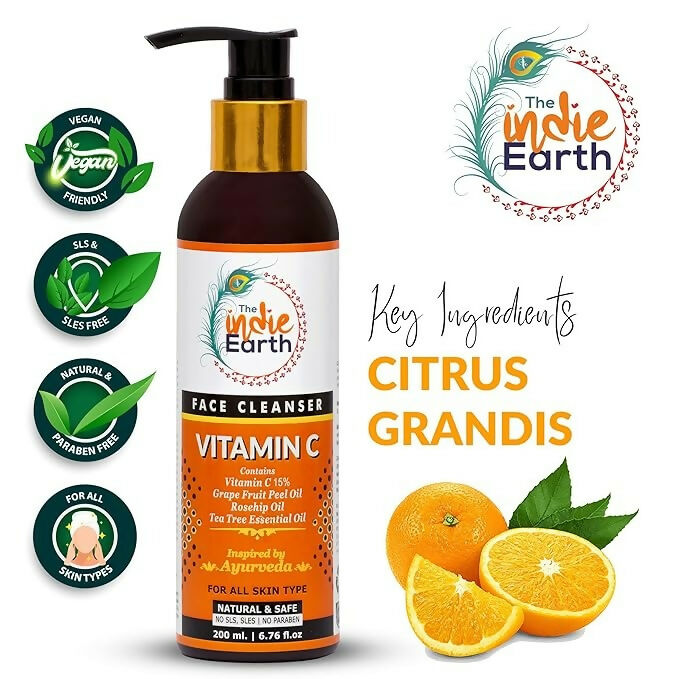 The Indie Earth Vitamin C Face Cleanser  Grab2Buy The Indie Earth Grab2Buy