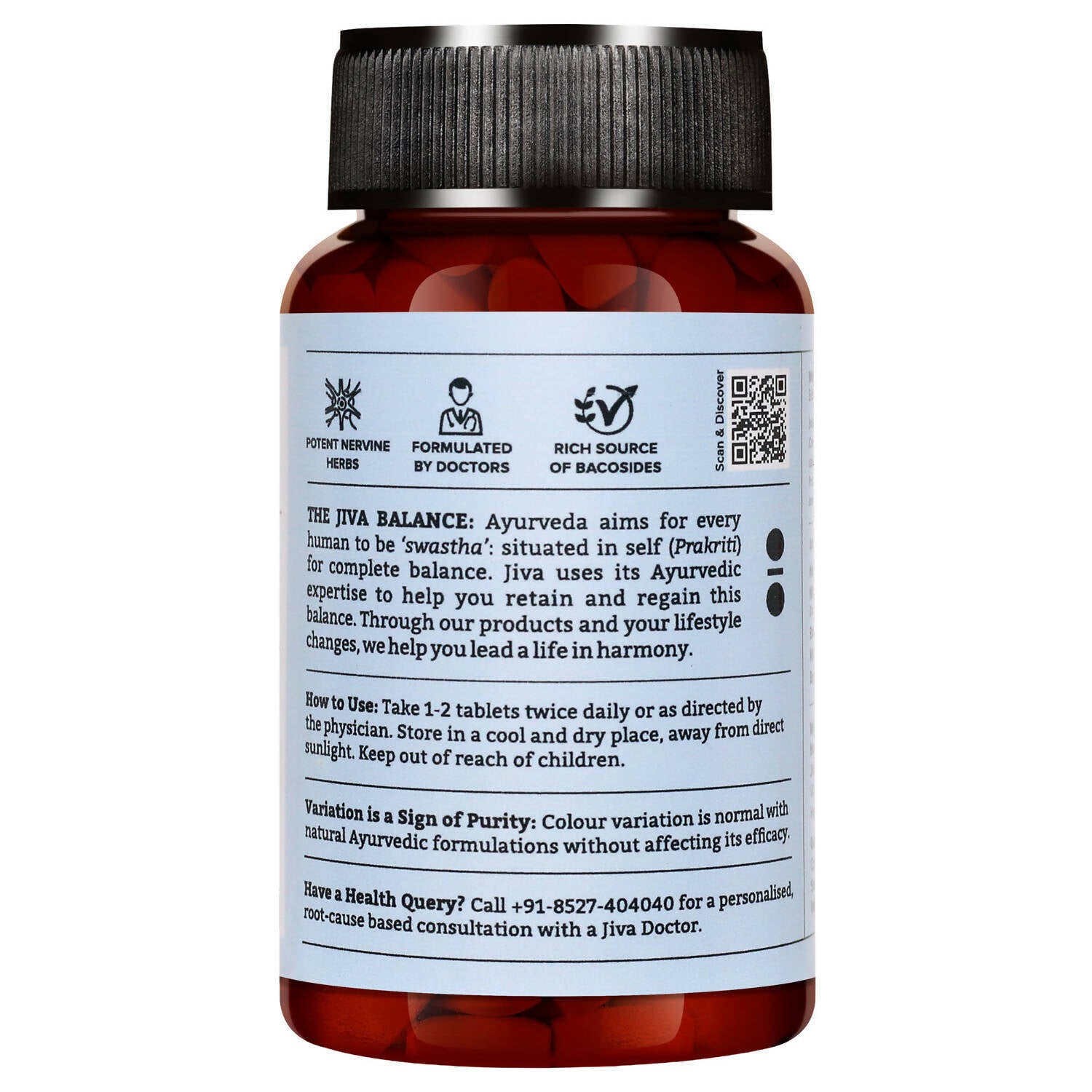 Jiva Ayurveda Memorica Tablets 