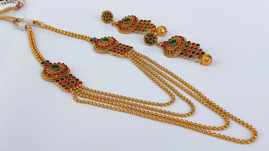 Multicolor kemp layer Necklace set - Grab2buy
