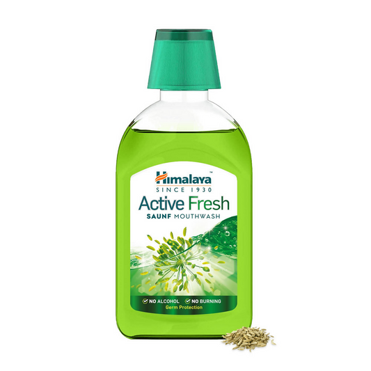 Himalaya Herbals Active Fresh Saunf Mouthwash - Grab2buy