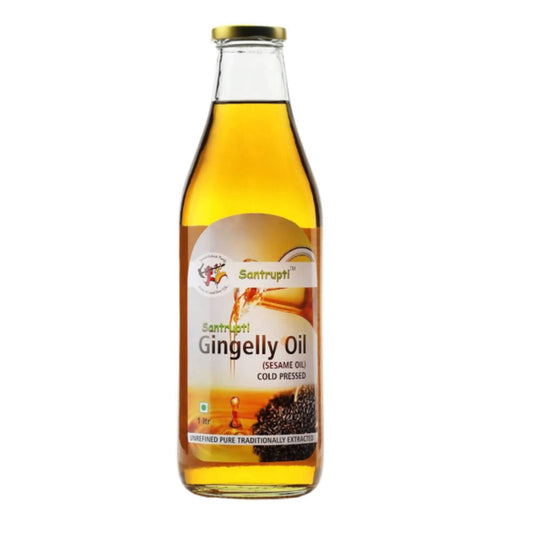 Santrupti Gingelly/Sesame Oil (Cold Pressed) - Grab2buy