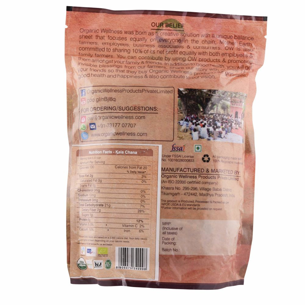 Organic Wellness Kala Chana - Grab2buy