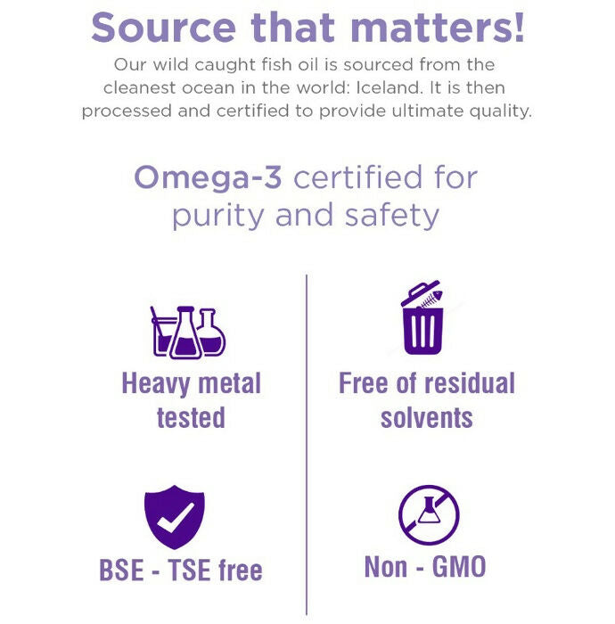 Healthyr-U Omega 3 Fish Oil Capsules - Grab2buy