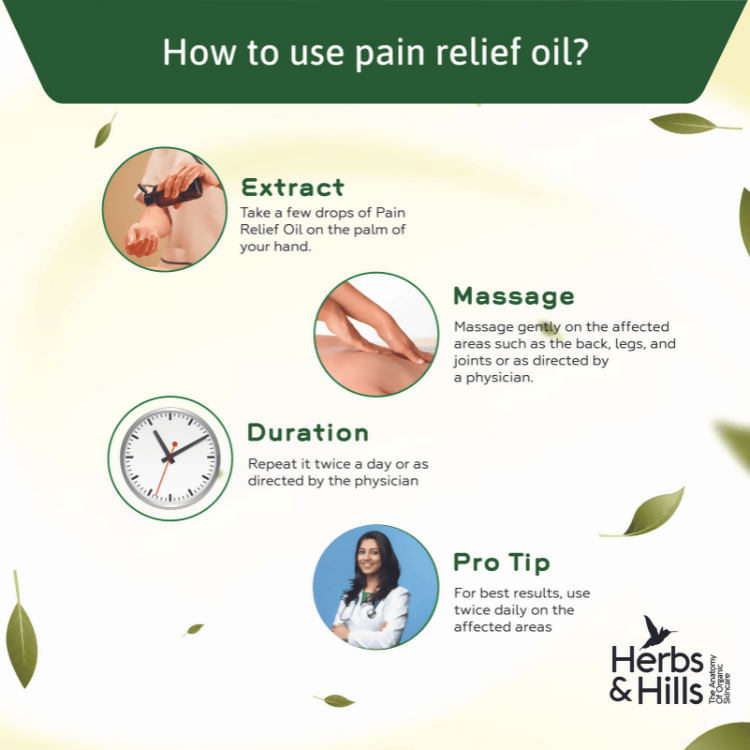 Herbs & Hills Pain Relief Oil 