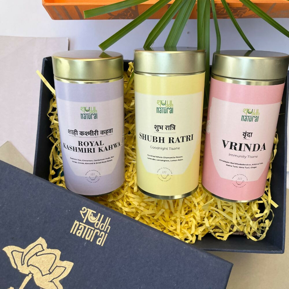 Shuddh Natural Festive Diwali Gift Hamper - Tea Tisane 