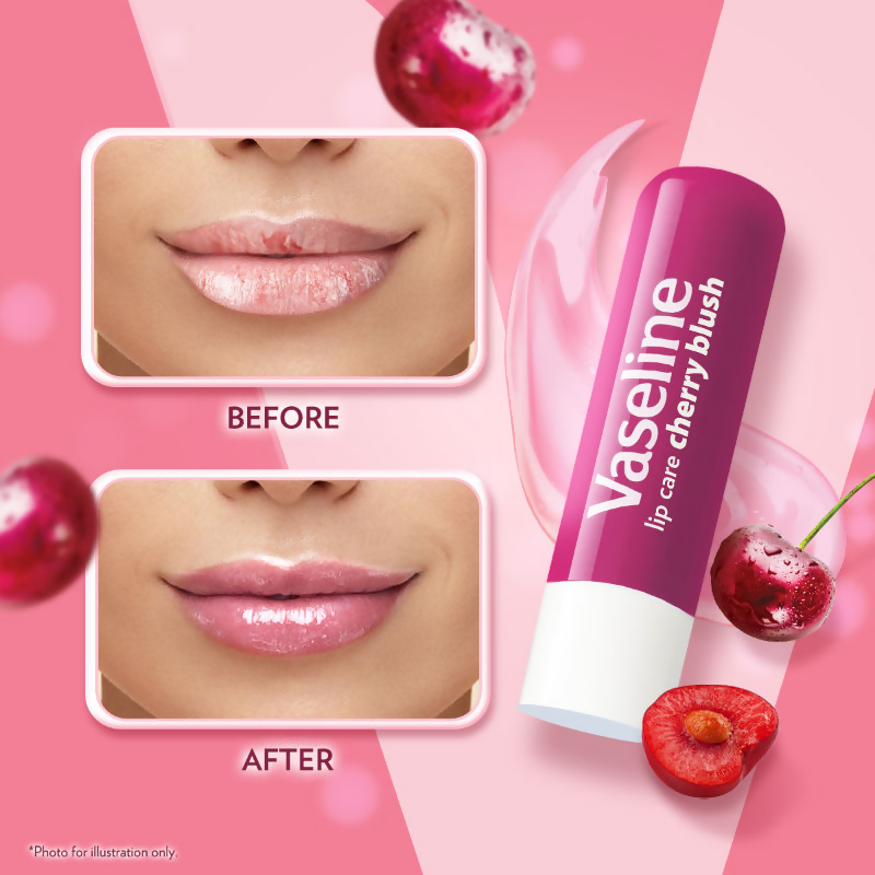 Vaseline Lip Care Lip Balm Stick - Cherry Blush  Grab2Buy Vaseline Grab2Buy