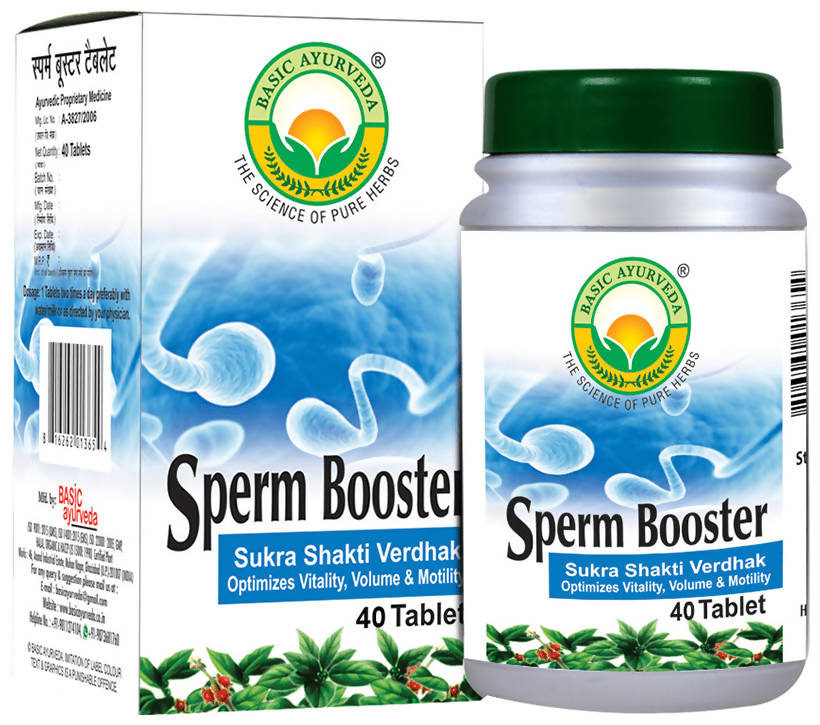 Basic Ayurveda Sperm Booster Tablets 