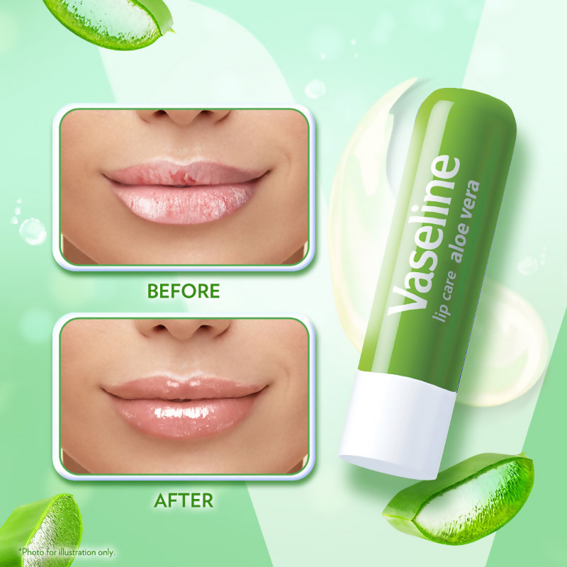 Vaseline Lip Care Lip Balm Stick - Aloe Vera  Grab2Buy Vaseline Grab2Buy