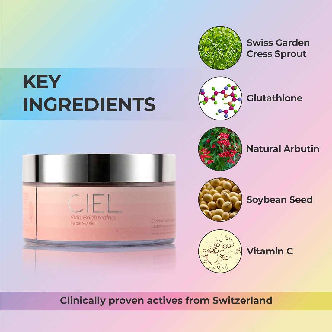 Ciel Instant Glow Face Mask For Clear & Even-Toned Skin