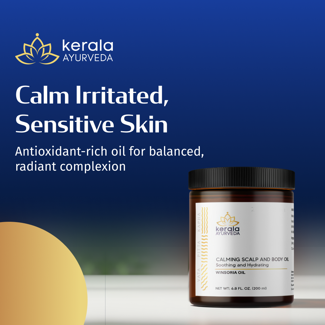 Kerala Ayurveda USA Calming Scalp and Body Oil