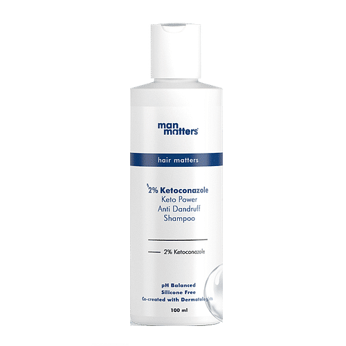 Man Matters 2% Ketoconazole Anti Dandruff Shampoo, Cruelty Free, Vegan, No Side Effects - Grab2buy