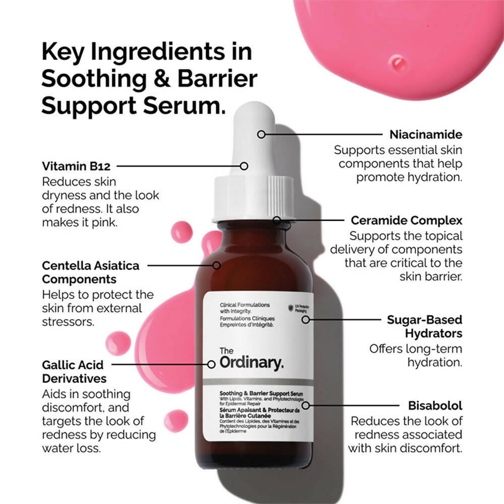 The Ordinary Soothing & Barrier Support Pink Serum  Grab2Buy The Ordinary Grab2Buy