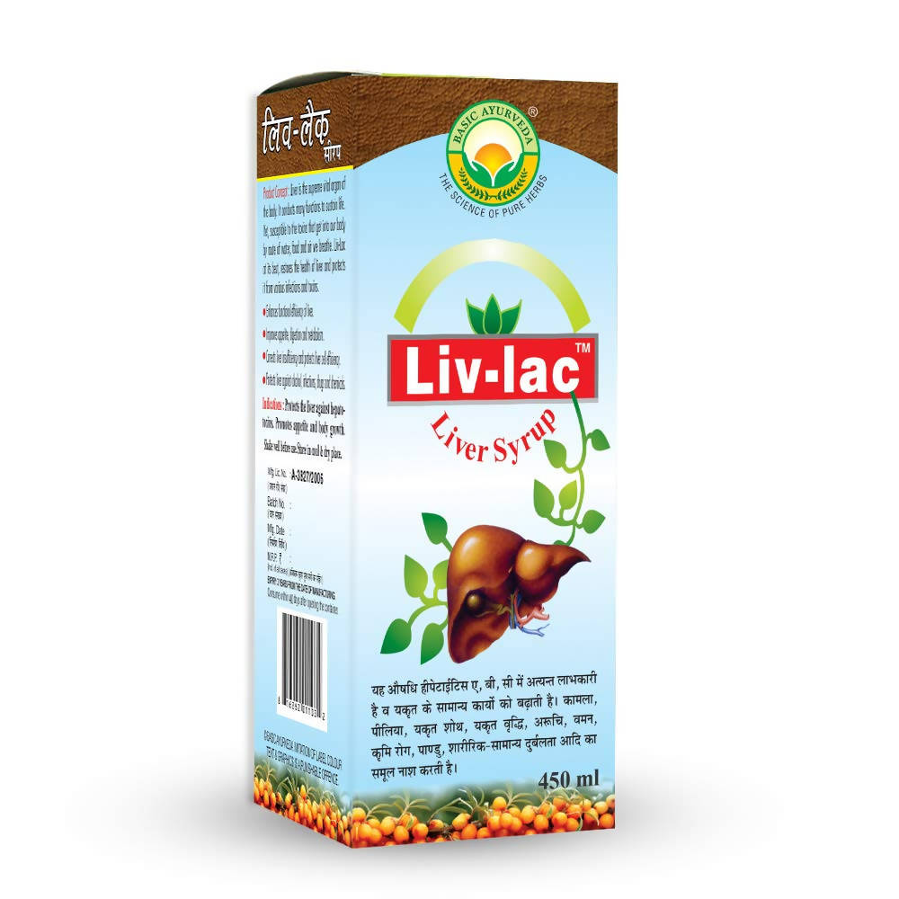 Basic Ayurveda Liv- Lac Liver Syrup 