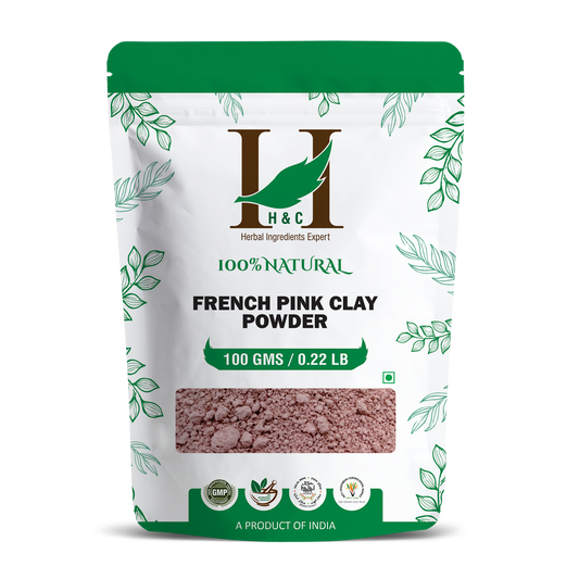 H&C Herbal French Pink Clay Powder 