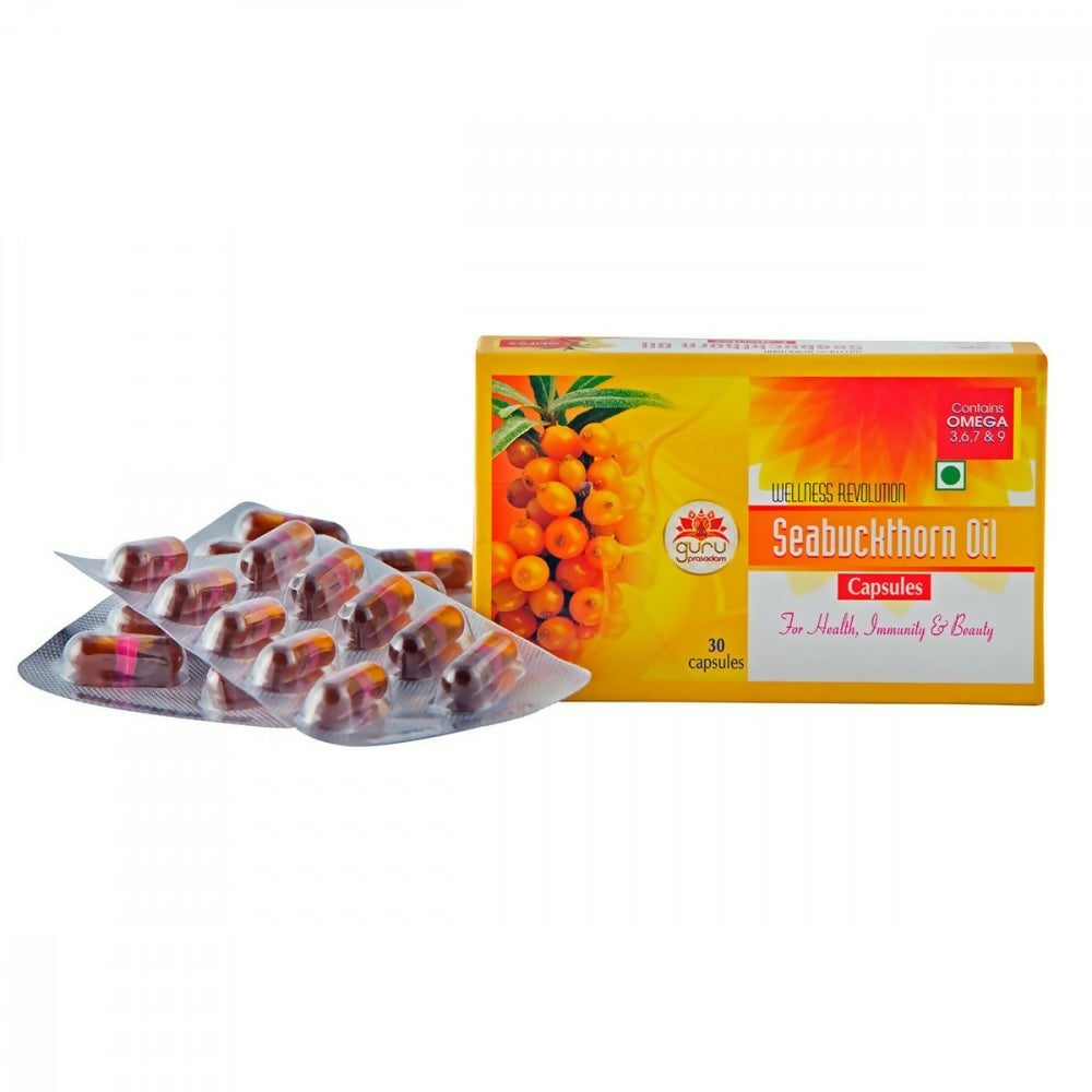 Guru Prasadam Seabuckthorn Oil Capsules - Grab2buy