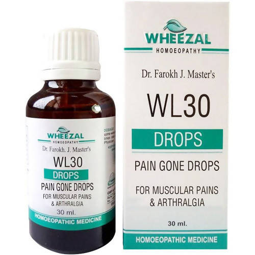 Wheezal Homeopathy WL-30 Pain Gone Drops 